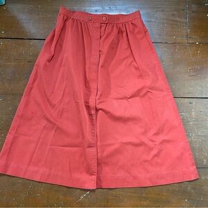 Jones New York A-Line Red Skirt
